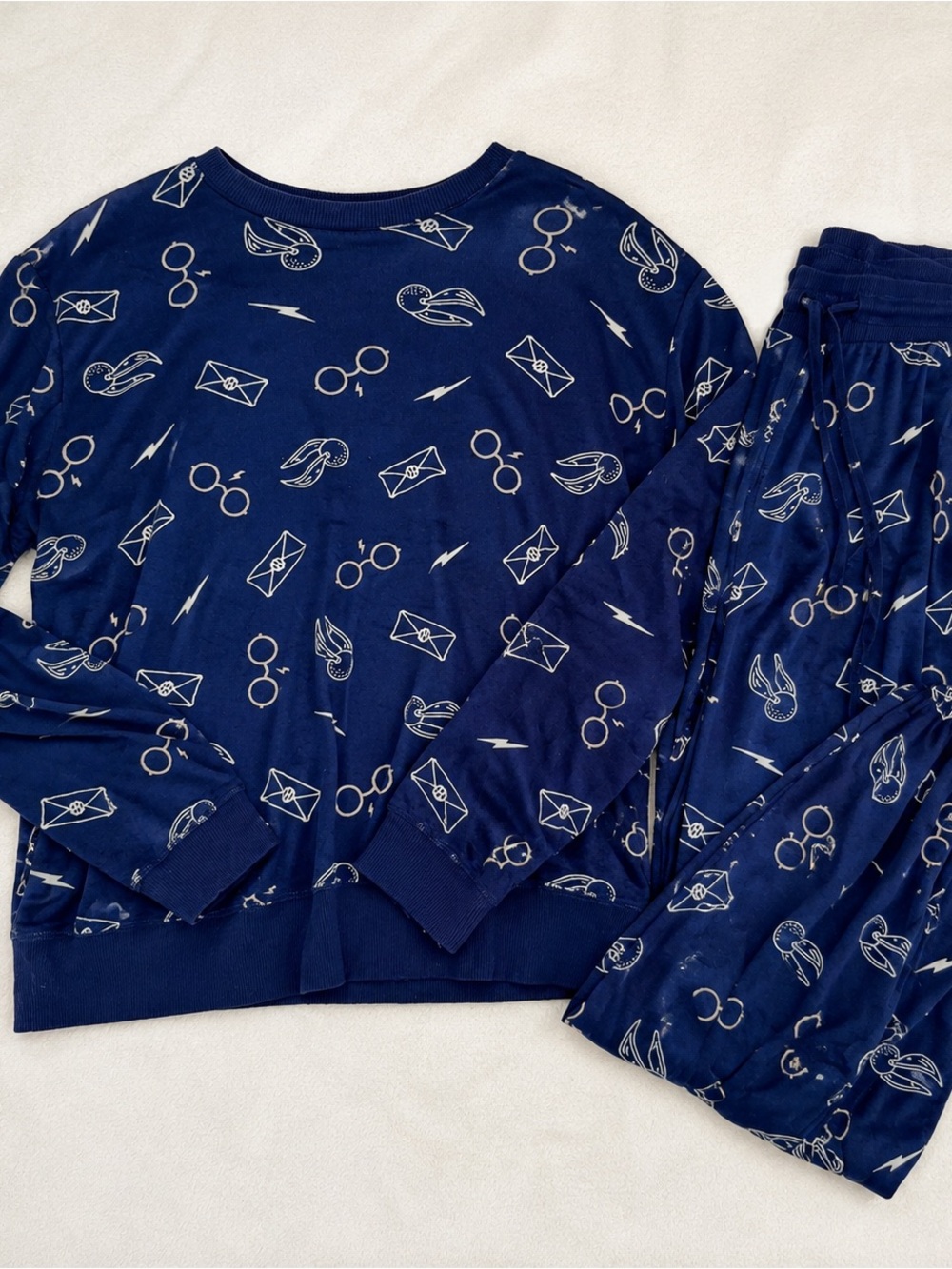 Harry Potter Super Soft Pajama Set Size Large